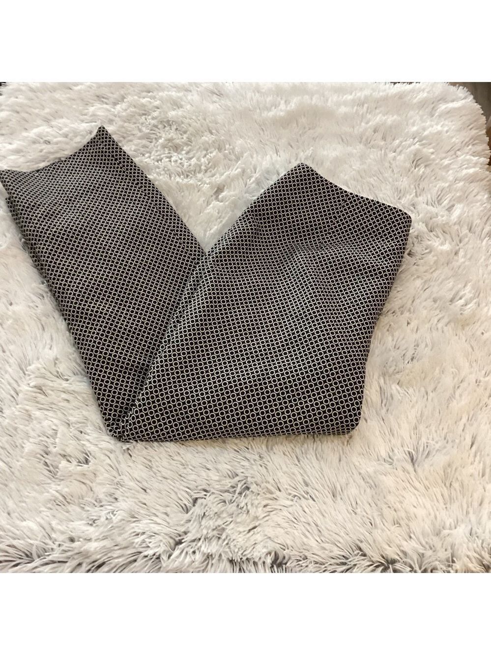 Talbots black with white circles ankle pants woman’s size 14 petite